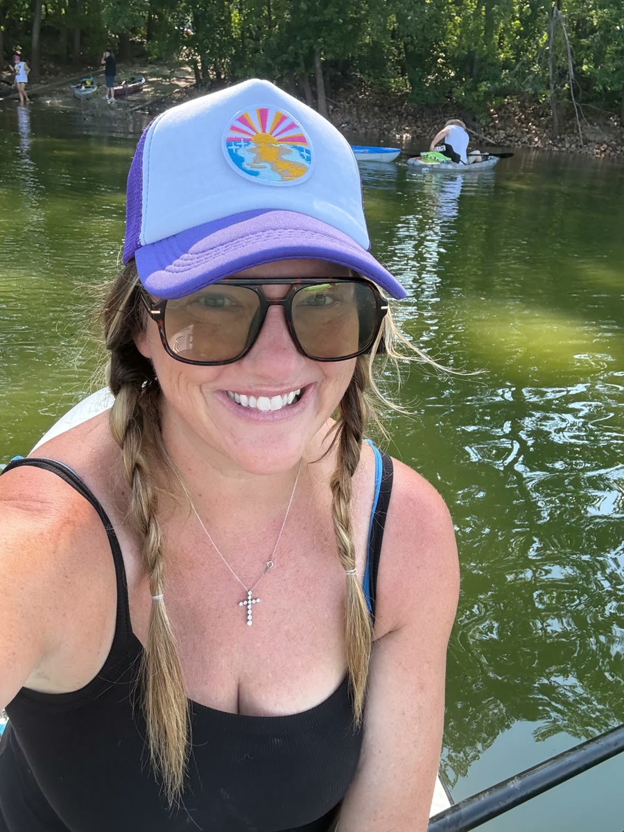 Jen on the water